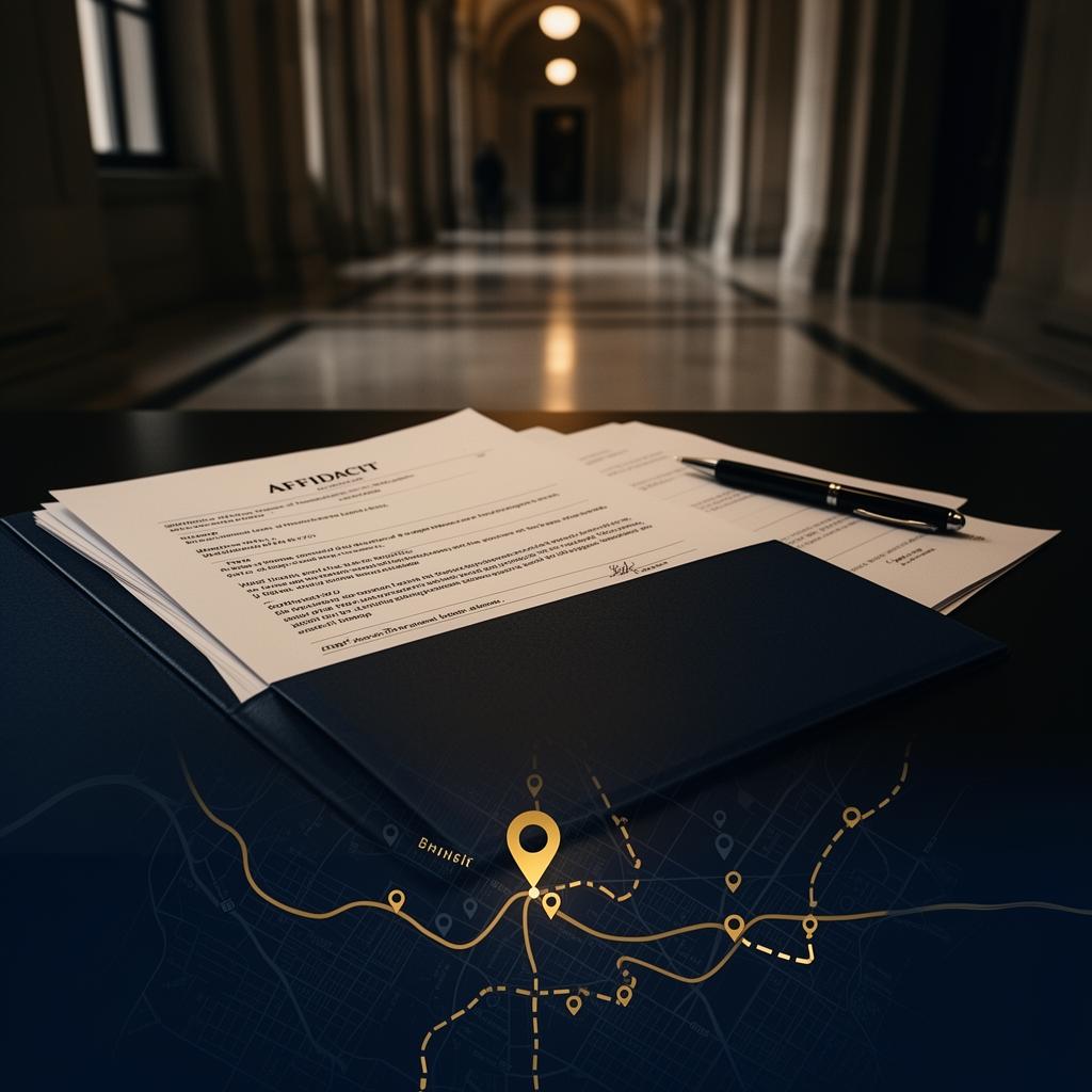 Court-ready affidavit packet with field route tracking